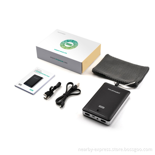 External Battery RAVPower 16750mAh Portable Charger Power Bank 4.5A Dual USB Output (iSmart Technology) Black